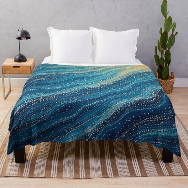Item preview, Aboriginal Inspired Dot Art - With Breeze Waves designed and sold by GrinGalore.