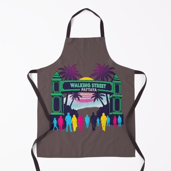 Item preview, Walking Street Pattaya Retro Neon T-Shirt | 80s Vaporwave Thailand Travel Souvenir designed and sold by SiamSmiles.