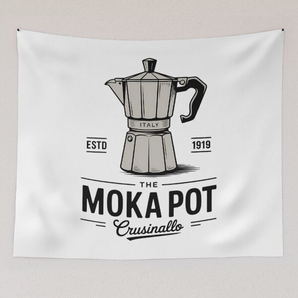 Item preview, Crusinallo Coffee Heritage – Moka Pot Inspired designed and sold by tearbytea.