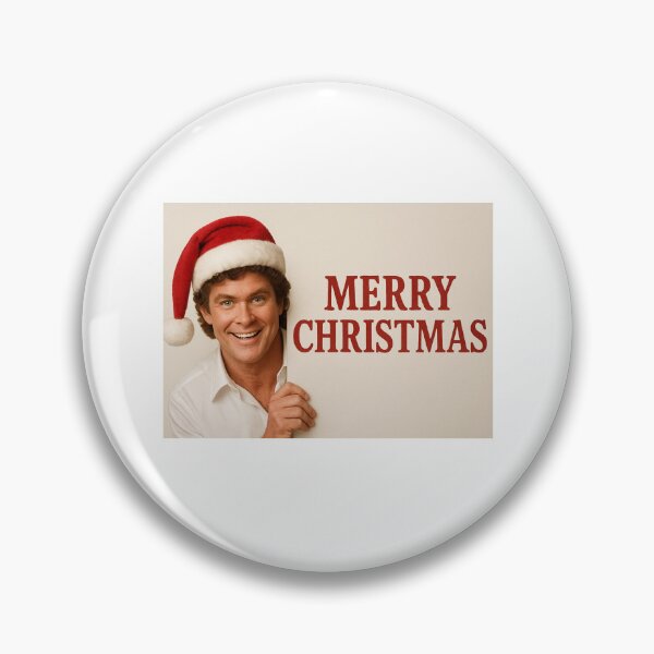 Item preview,  David hasselhoff christmas xmas holiday merry gift hat meme funny prank weird designed and sold by CheeseBlueprint.
