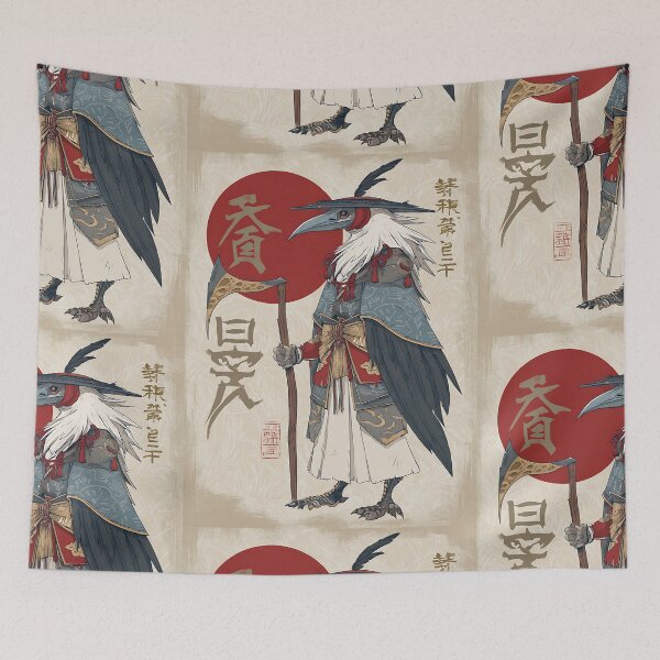 Item preview, Mysterious Japanese Tengu designed and sold by bapupa.