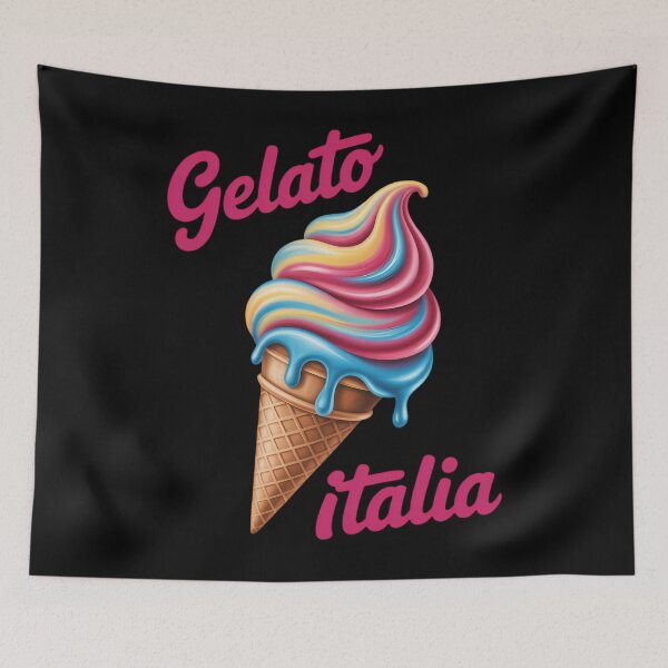 Item preview, Gelato Italia graphic Italian summer designed and sold by tearbytea.