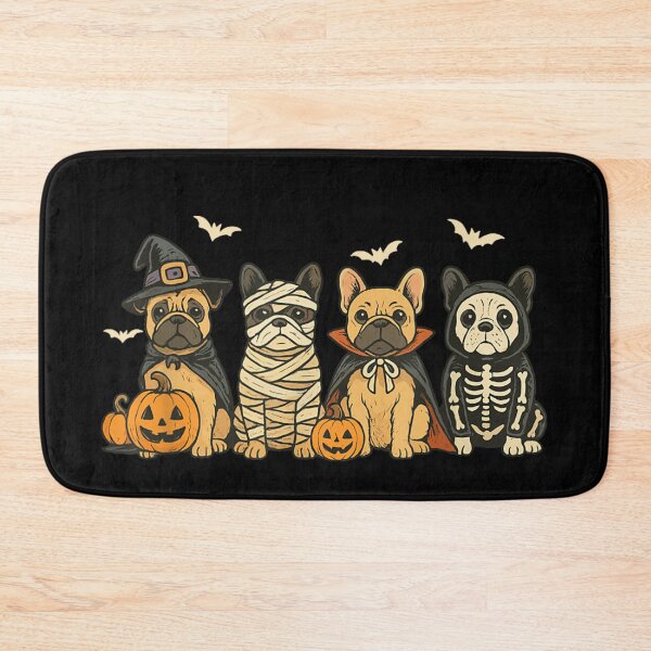 Item preview, Halloween French Bulldog T-Shirt, Spooky Dog Mom Gift, Cute Frenchie Tee, Witch Hat Dog Lover, Pumpkin Ghost designed and sold by JolinChinn.