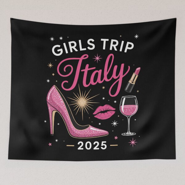 Item preview, Girls Trip Italy 2025 Womens Weekend Birthday Squad designed and sold by tearbytea.