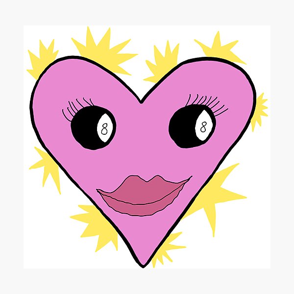 Item preview, Eightball eye heart designed and sold by -pp-designs.