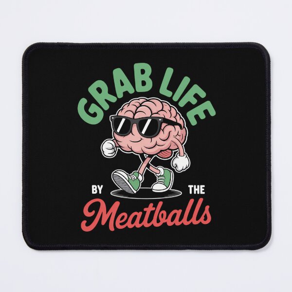Item preview, Grab Life By The Meatballs Funny Italian Food Italia Humor designed and sold by tearbytea.