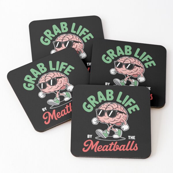 Item preview, Grab Life By The Meatballs Funny Italian Food Italia Humor designed and sold by tearbytea.
