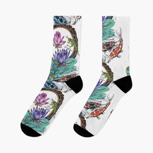 Item preview, Frog fish lotus and feel the vibe  designed and sold by Gurjeetpixelart.