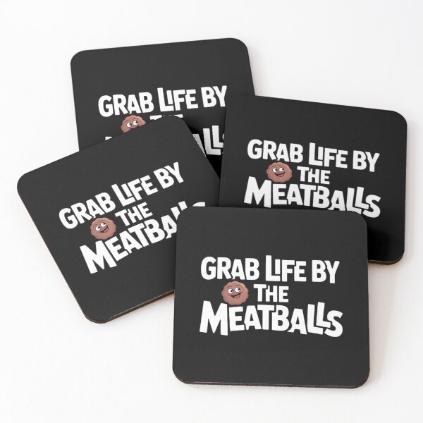 Item preview, Grab Life By The Meatballs Italian Food Chef Pizza Pasta designed and sold by tearbytea.