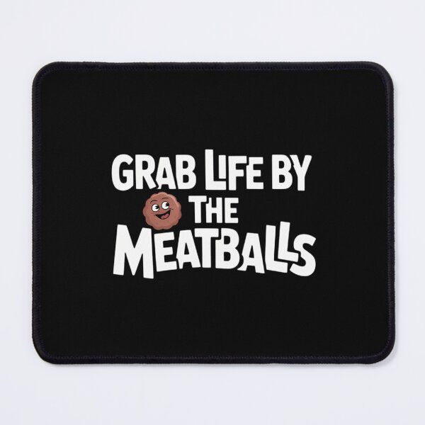 Item preview, Grab Life By The Meatballs Italian Food Chef Pizza Pasta designed and sold by tearbytea.
