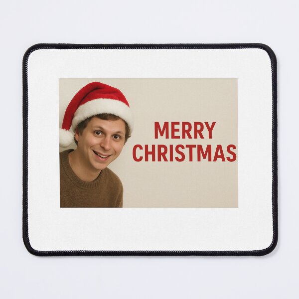 Item preview, Michael cera christmas xmas holiday merry gift hat meme funny prank weird designed and sold by CheeseBlueprint.