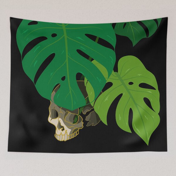 Item preview, Monstera Skull designed and sold by Bronzebart.