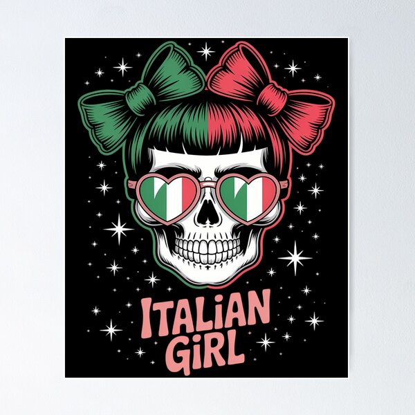 Item preview, Italia Flag for real Patriots Italian Girl designed and sold by tearbytea.