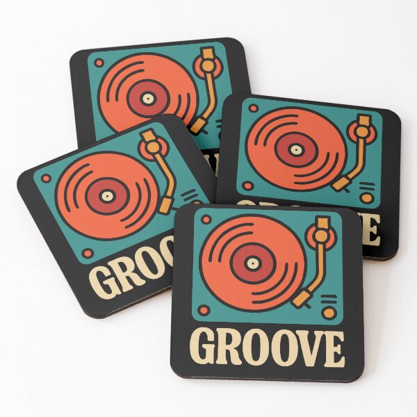Item preview, Groove Vinyl Record Player Retro Music Lovers designed and sold by LuminOrb.