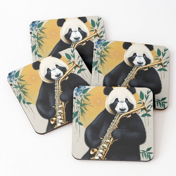 Item preview, Jazzy Pandas Musical Adventure designed and sold by UrielDawsonArt.