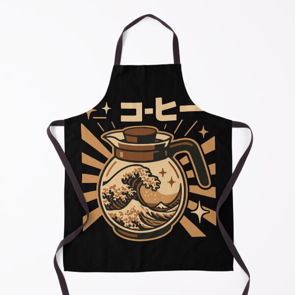 Item preview, Japan Coffee Wave Art Cozy Coffee Design designed and sold by LuminOrb.