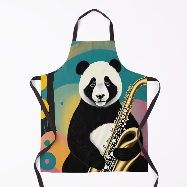 Item preview, Melodic Panda Saxophone Symphony designed and sold by UrielDawsonArt.