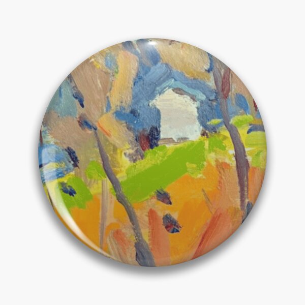 Item preview, Abstract Countryside Landscape in Bold Brushstrokes designed and sold by pysmiasolmer.