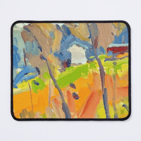 Item preview, Abstract Countryside Landscape in Bold Brushstrokes designed and sold by pysmiasolmer.