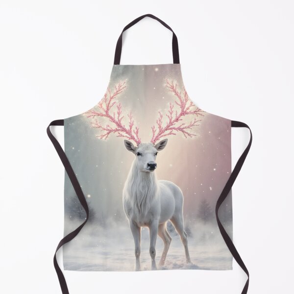 Item preview, Surreal Pinkmas Stag – Magical Winter Artwork designed and sold by LaLi-Designs.