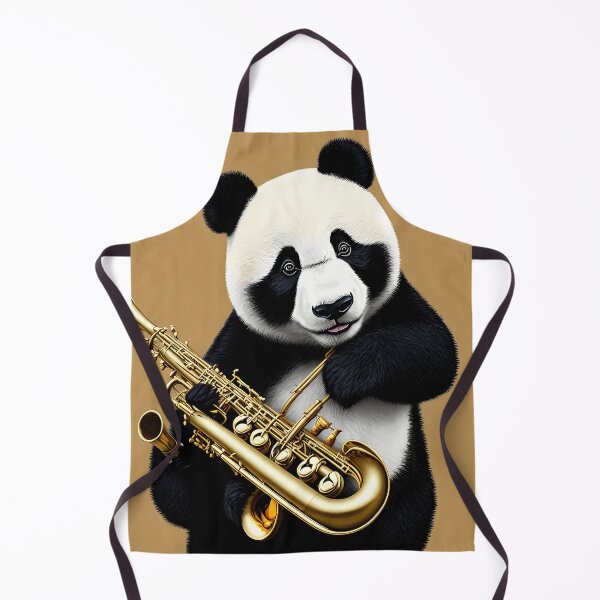 Item preview, Panda Groove Saxophone Serenade designed and sold by UrielDawsonArt.