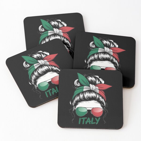 Artikelvorschau, Schickes italienisches Pride-Mädchen-Outfit mit Flaggenhaar-Sonnenbrille entworfen und verkauft von tearbytea.