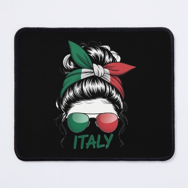 Item preview, Italian Pride chic Girl Outfit with Flag Hair Sunglasses designed and sold by tearbytea.