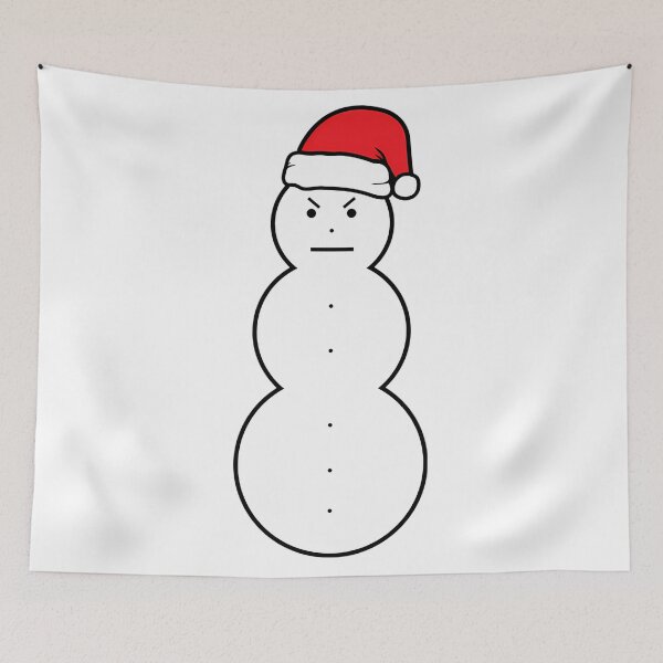 Item preview, Christmas Snowman Logo Cool Funny designed and sold by Shop-Art-bigfo.