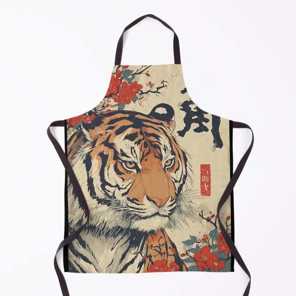 Item preview, Majestic Japanese Tiger Art designed and sold by bapupa.
