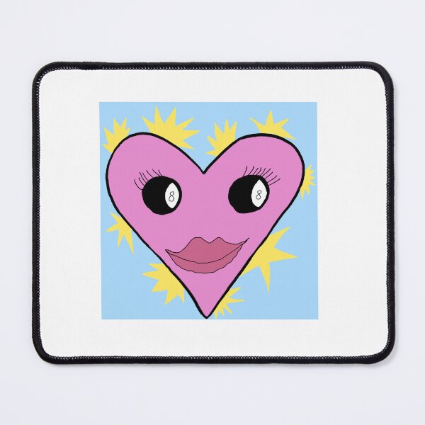 Item preview, Eightball eyed pink heart designed and sold by -pp-designs.