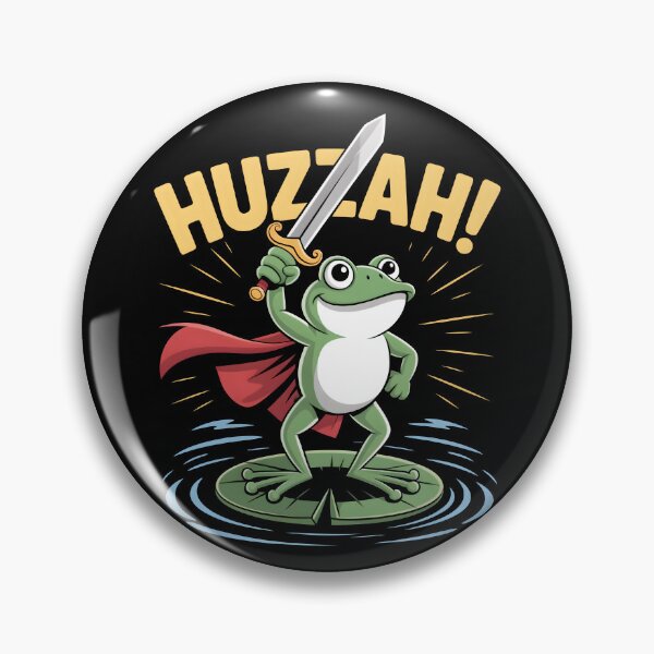 Item preview, Huzzah! Frog Knight designed and sold by DarylWelsh2024.