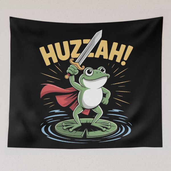 Item preview, Huzzah! Frog Knight designed and sold by DarylWelsh2024.