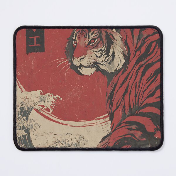Item preview, Fierce Japanese Tiger Art designed and sold by bapupa.