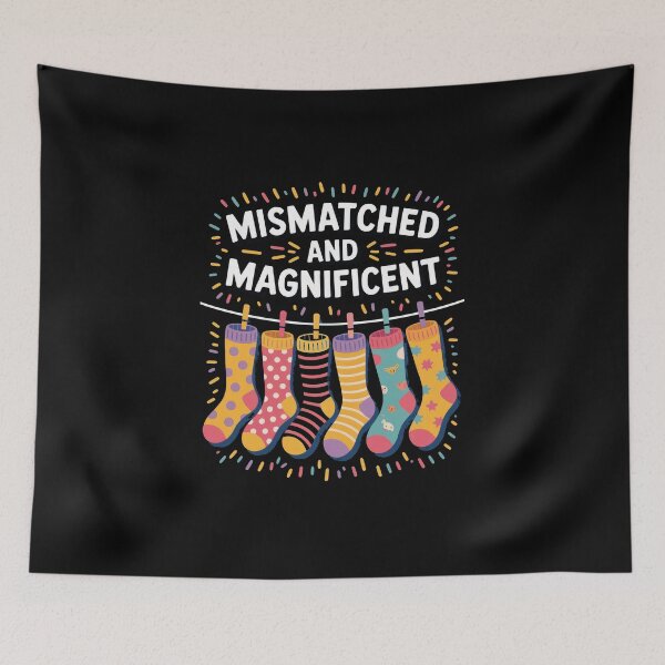 Item preview, Mismatched and Magnificent - Down Syndrome Awareness designed and sold by Enea Kelo.