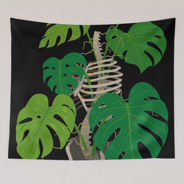 Item preview, Monstera skeleton designed and sold by Bronzebart.