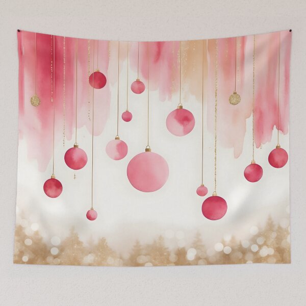 Item preview, Minimalist Pinkmas Trees – Watercolor Holiday Art designed and sold by LaLi-Designs.