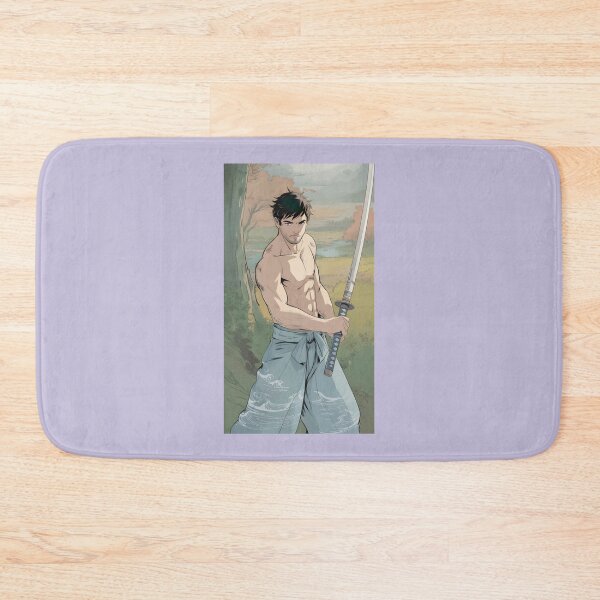 Item preview, Samurai Warrior with Katana in Serene Landscape designed and sold by Ashley Johnson.
