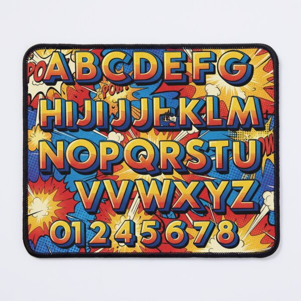 Item preview, Comic Alphabet designed and sold by Lichtwellenart.