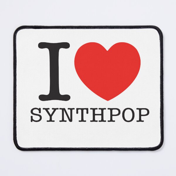 Aperçu de l'œuvre J'aime la synthpop créée et vendue par shitpostee.