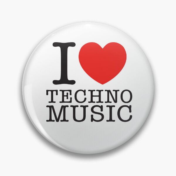 Item preview, I Love Techno Music designed and sold by shitpostee.