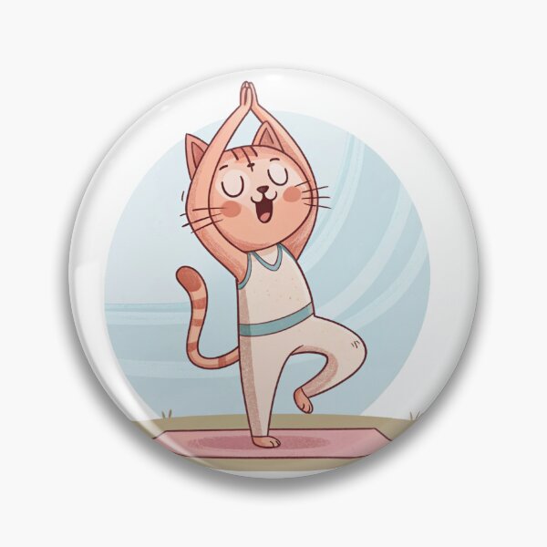 Item preview, Funny Yoga Cat designed and sold by Broxui.