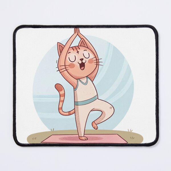 Item preview, Funny Yoga Cat designed and sold by Broxui.