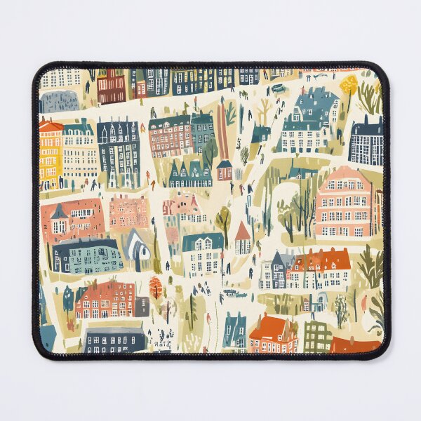 Item preview, Charming Illustrated Map of Copenhagen's Highlights designed and sold by Artessie.