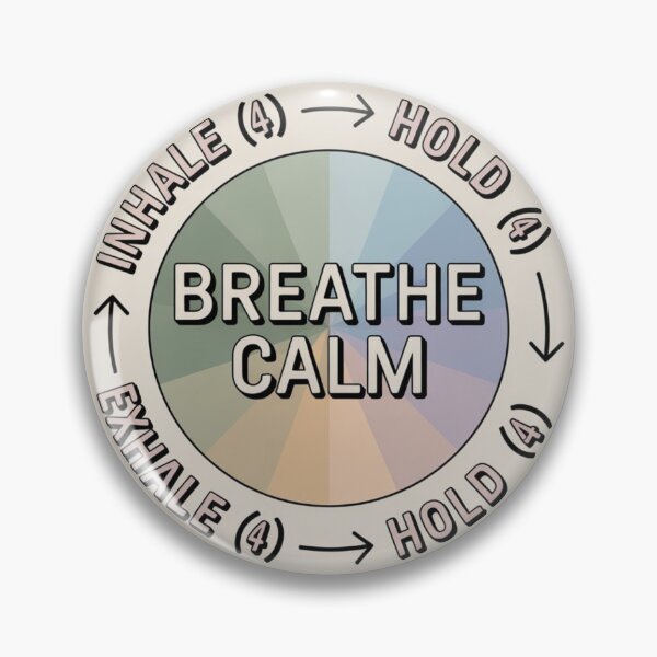 Item preview, Box Breathing Circle • Calm Down Sticker for Anxiety Relief designed and sold by Timeless Design.