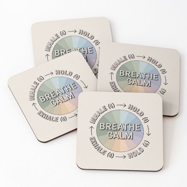 Item preview, Box Breathing Circle • Calm Down Sticker for Anxiety Relief designed and sold by Timeless Design.