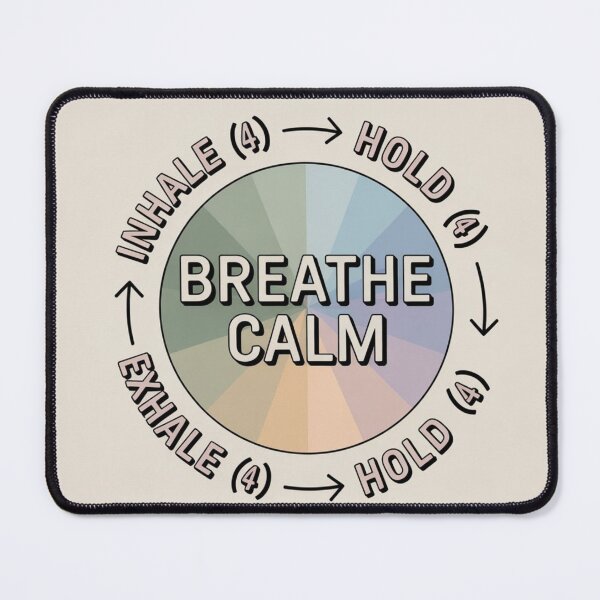 Item preview, Box Breathing Circle • Calm Down Sticker for Anxiety Relief designed and sold by Timeless Design.