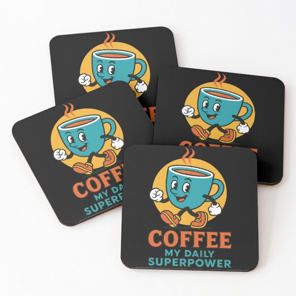 Item preview, Coffee My Daily Superpower Love Coffee Design designed and sold by LuminOrb.