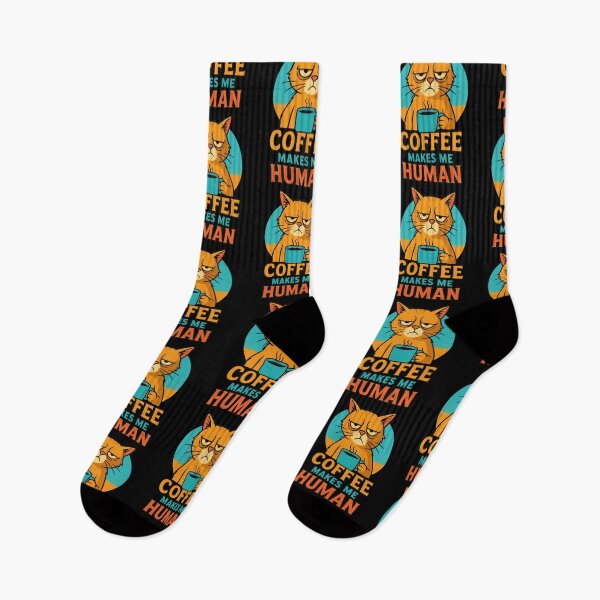 Item preview, Coffee Makes Me Human Funny Coffee Design designed and sold by LuminOrb.