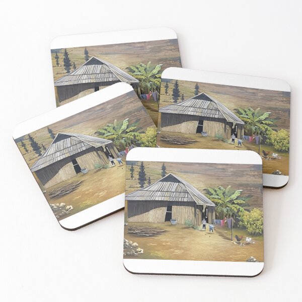Item preview, 22 Colorful Village Scene at Dusk designed and sold by JuliWaddle240.