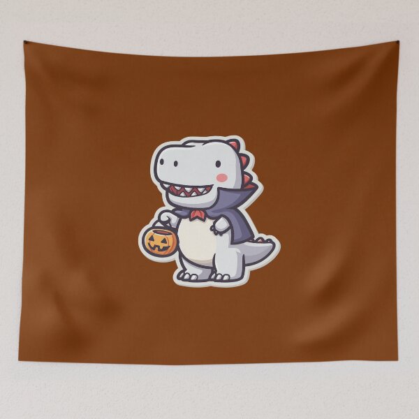 Item preview, Cute T-Rex in Vampire Costume – Halloween Dino Illustration designed and sold by Meiersbeste.